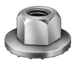 M6-1.0 FREE SPINNING WASHER NUT 19MM OD 25/BX